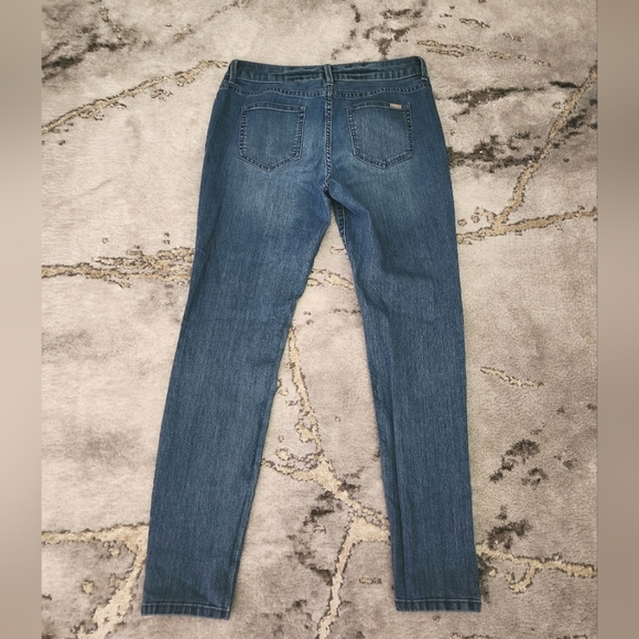 Jennifer Lopez Skinny Jeans Size 8 - Trendy Silver Studs - Chic Street Style - Picture 11 of 13